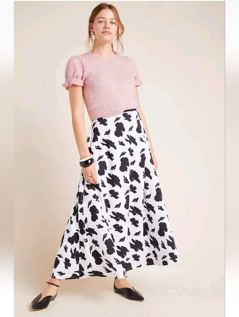 NWT Anthropologie Windsor Cascade Maxi Skirt By Sanchita Sz 10